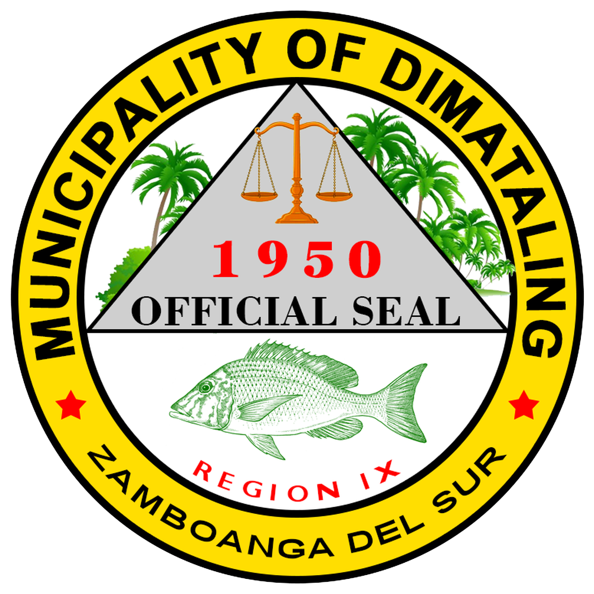 Official Seal of the Municipality of Dimataling
